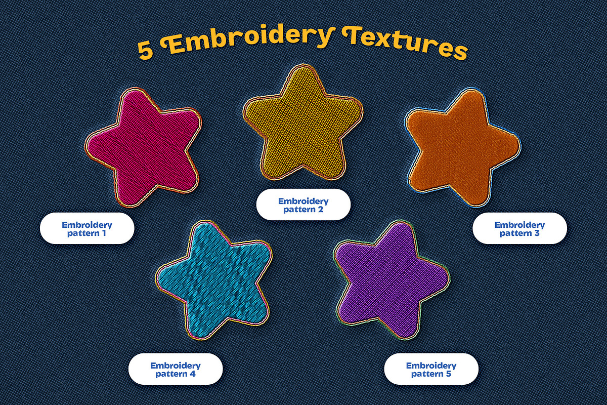 Embroidery Photoshop Mockups, a Product Mockup by Andrew Skoch Design (Photo 4 of 6)