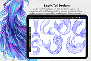 200 Mermaid Maker Procreate Stamps, a Brush Add-On by Selentaori Studio (Thumbnail 9 of 13)