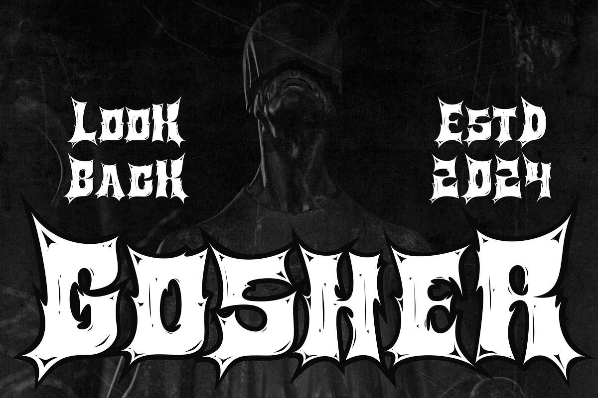 Betok - Black Metal Font, a Blackletter Font by MaikoHatta (Photo 4 of 7)