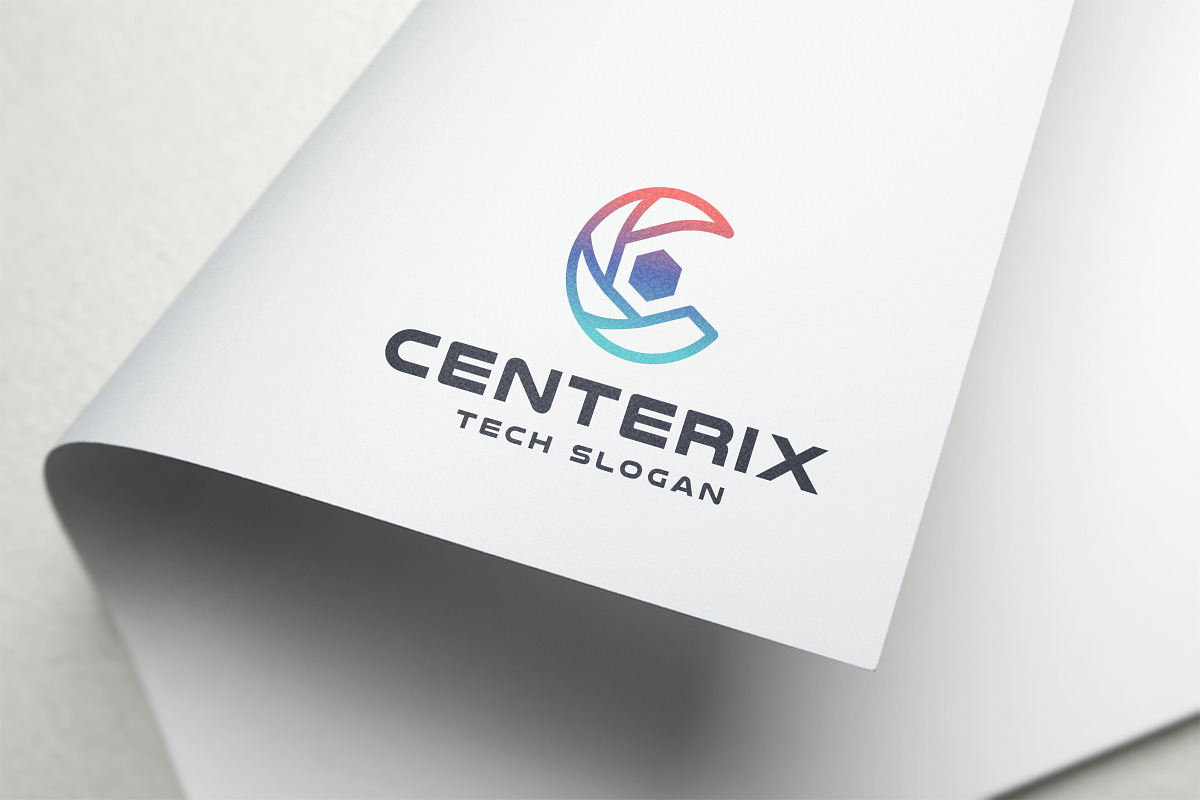 Digital Hexagon Letter C Logo, a Branding & Logo Template by Design_Planet