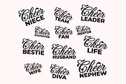 Cheer Family SVG Bundle, a Graphic by M9 Design (Thumbnail 9 of 9)