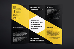 Financial Advisor Brochure Trifold