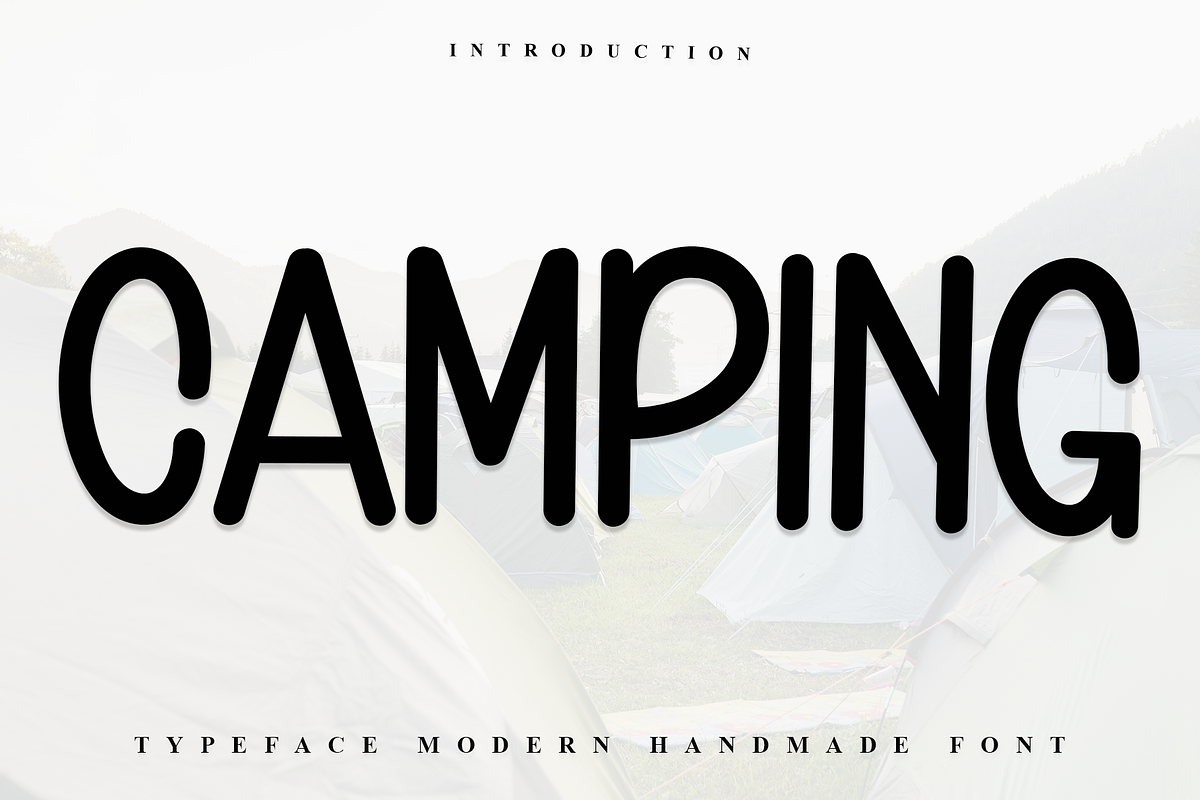 Camping, a Sans Serif Font by InermediaSTUDIO (Photo 1 of 7)