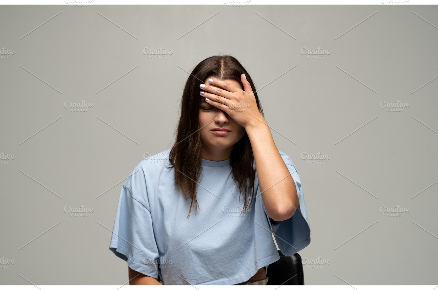 Young woman experiencing severe, a Person Photo by volodymyrshtun13795