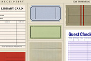 Receiptify - Vintage Ephemera Pack, an Object Graphic by Dina Mae (Thumbnail 8 of 11)