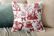 Easter Toile Seamless Pattern Set, a Pattern Graphic by AYAKA Studio Co. (Thumbnail 5 of 12)