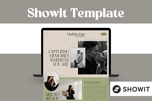 Modern Showit Website Template