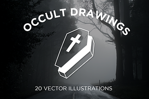 Occult Illustrations Set