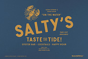 Summer in Seville Brush, a Sans Serif Font by Komet & Flicker (Thumbnail 8 of 15)