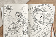 Magical Princess Coloring Book Vol34, a Person Illustration by ikarifq shop (Thumbnail 6 of 7)