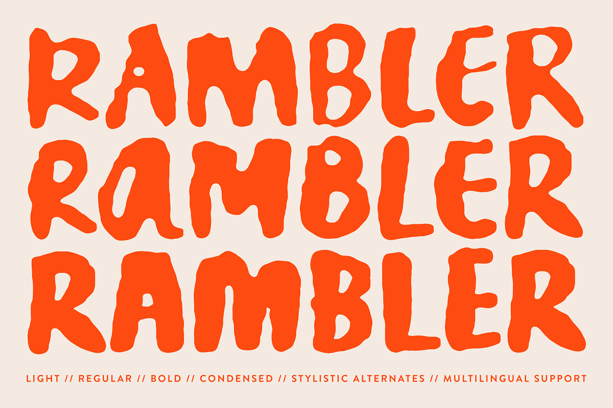 TC Rambler - Big & Bold Brush Font, a Handwritten Font by Tom Chalky (Photo 1 of 9)