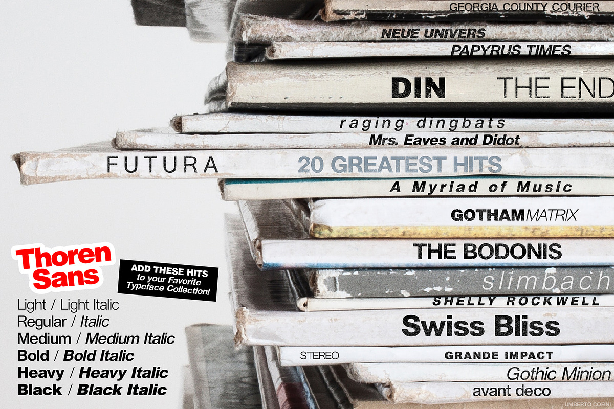 Thoren Sans | Sans Serif Type Family, a Sans Serif Font by StudioWorks (Photo 6 of 10)