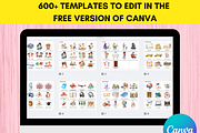 Editable Kids Daily Routine Cards, a Card Template by LA Design (Thumbnail 9 of 10)