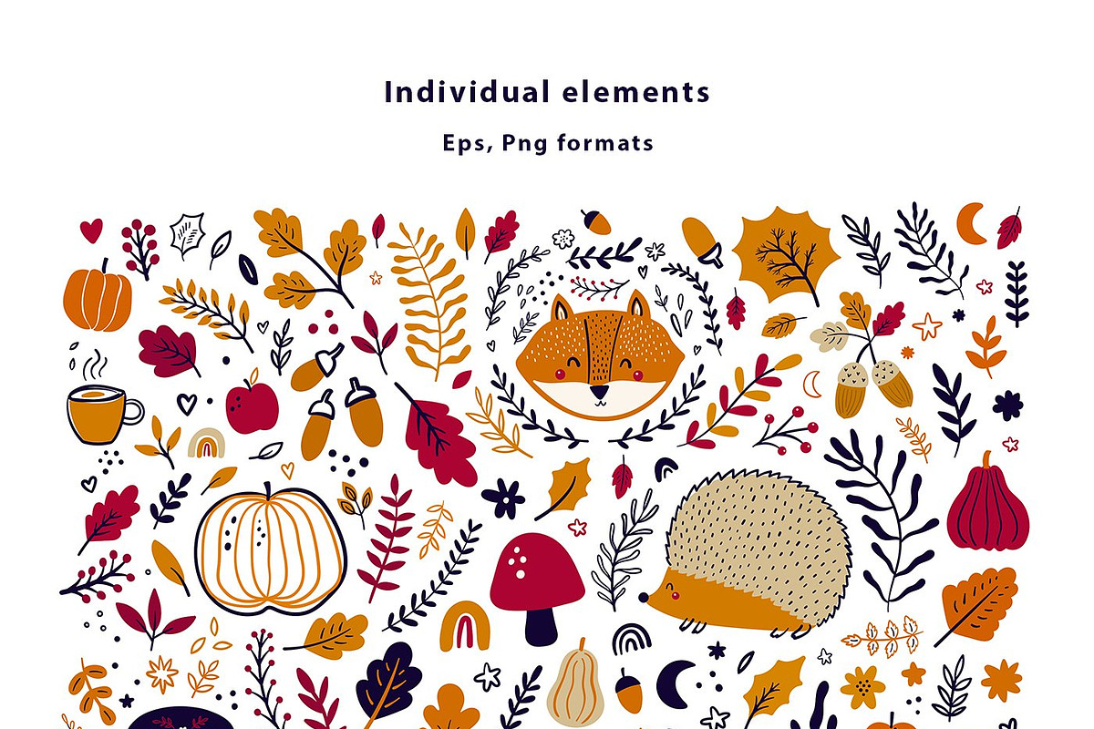 Autumn Bundle, a Decorative Illustration by MoleskoStudio (Photo 22 of 30)