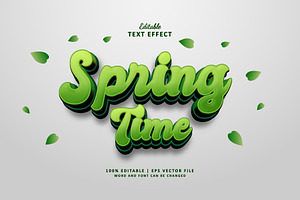 Text Effect Spring Time, a Layer Style Add-On by Navy Graphic