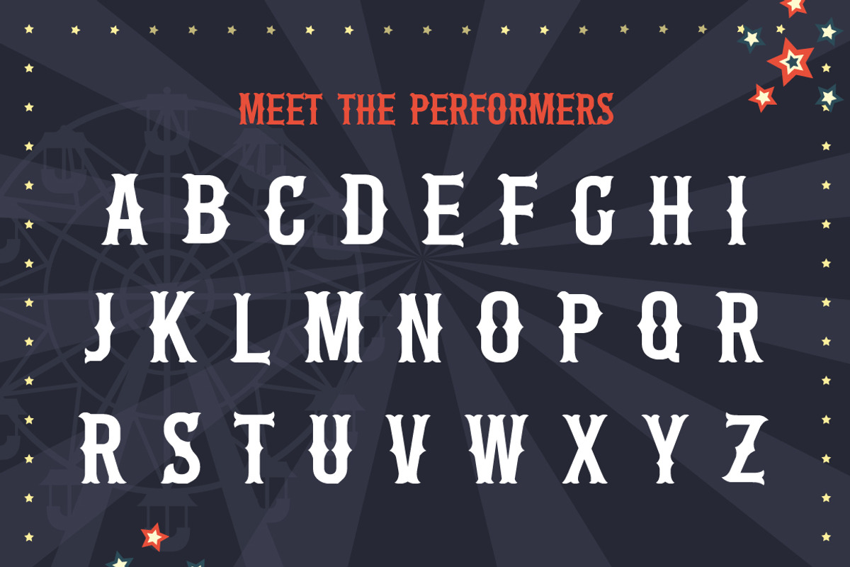 The Circus Font preview 5