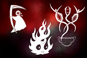 22 Scary Illustrations(SVG and more), a Brush Add-On by xresch (Thumbnail 3 of 8)