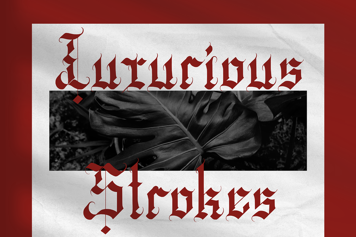 Wedgen Holdeza Blackletter Font, a Blackletter Font by Randi Irvan | Rvandtype (Photo 5 of 13)