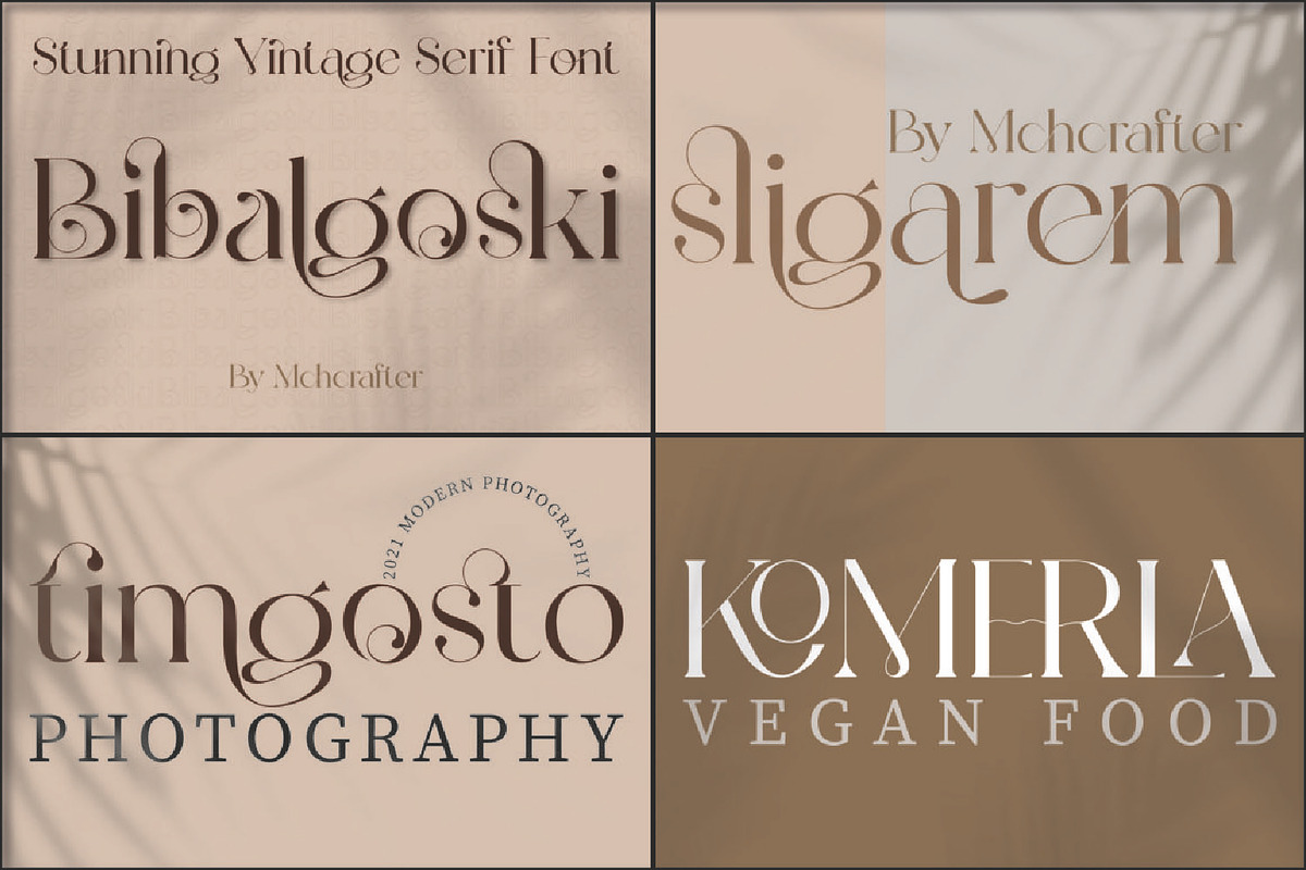 SALE! Mega Bundle 15+ Branding Fonts, a Serif Font by MchCrafter (Photo 4 of 18)