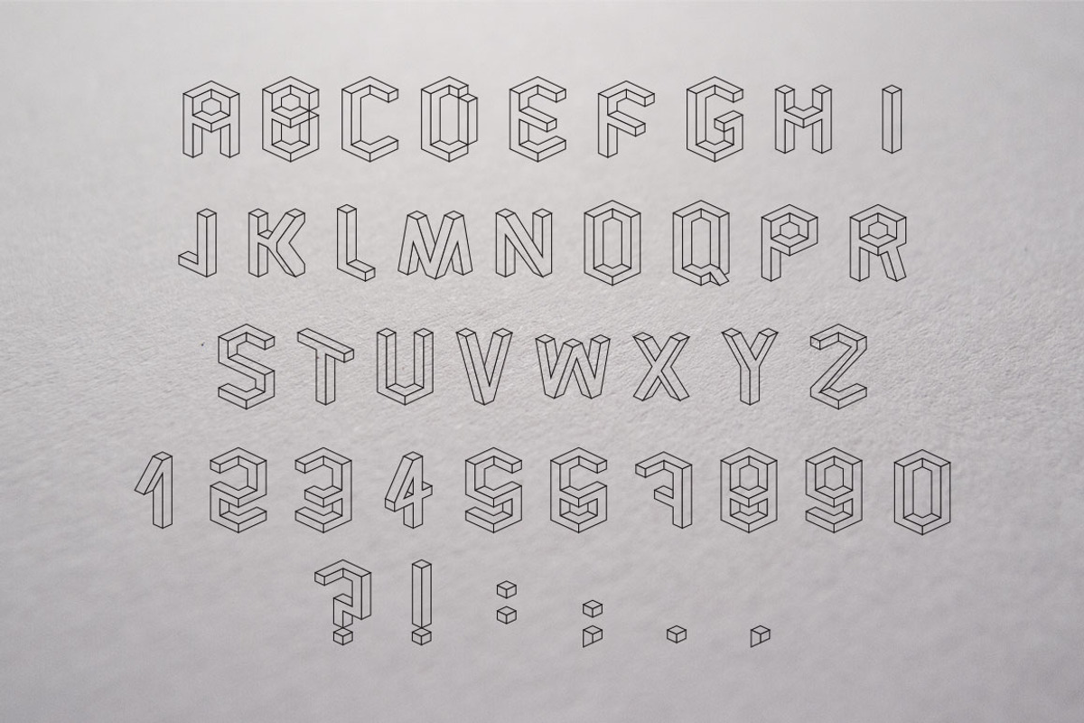 Volume Vector Alphabet, an Object Graphic by creativebythesea (Photo 2 of 3)
