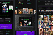 Ai image generator | Ai character ge, an UI Kit Template by Muhammad_Ahmad (Thumbnail 5 of 6)