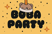 Wanbots - Bubble Fonts, a Sans Serif Font by Konstantine Studio (Thumbnail 4 of 4)