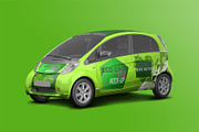 Realistic Electric Car PSD Mockup, an Advertising Mockup by Sinlatown (Thumbnail 2 of 6)