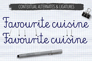 Elementarz Pro, a Script Font by Leitmotif (Thumbnail 2 of 6)