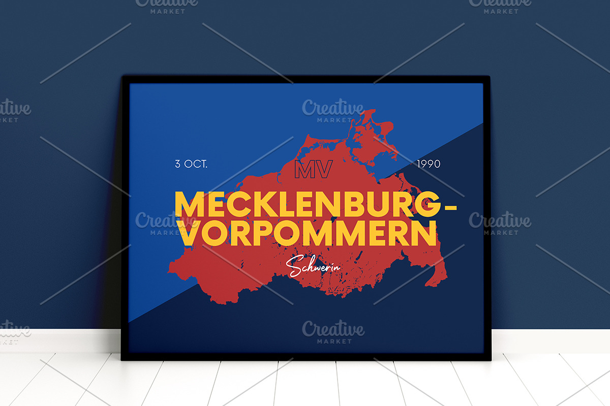 States of Germany | Postcard, an Education Illustration by MaximGertsen (Photo 7 of 8)