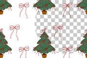 Christmas Seamless Pattern Set, an Illustration by Oleksandra Illustrates (Thumbnail 2 of 20)