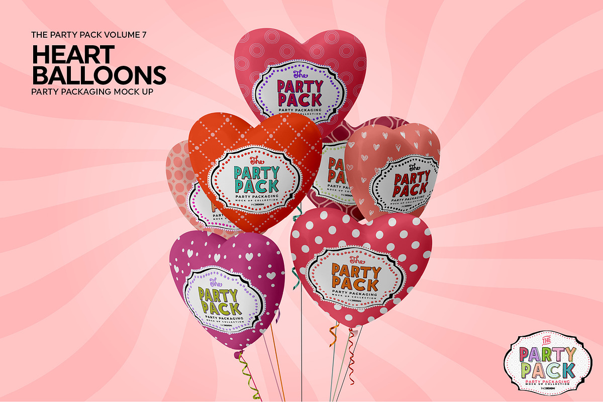Vol.7 Party Packaging Mockups, a Packaging Mockup by INCDesign (Photo 4 of 18)