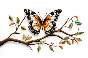 Vintage Butterfly Illustration