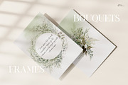 Spring greenery, floral cliparts, a Texture Illustration by ollalya (Thumbnail 2 of 14)