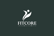 FitCore Fitness Logo Template, a Branding & Logo Template by SANB (Thumbnail 2 of 3)