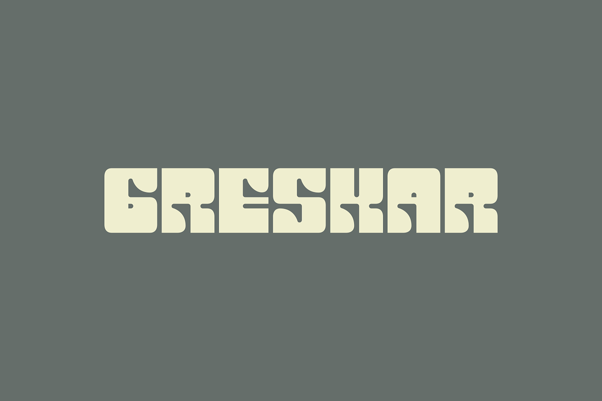 Kraruh - Bold Modular Typeface, a Font by Letterna (Photo 4 of 4)
