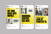 Bold Yellow Agency Instagram Post, a Social Media Template by Neermana (Thumbnail 3 of 4)