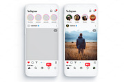 Instagram Template Mockup Adobe XD, a Social Media Template by Dilshod Sobirov (Thumbnail 5 of 13)