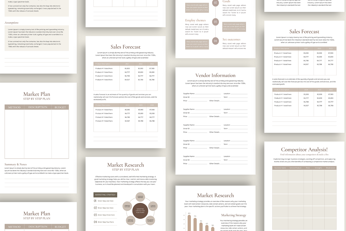 Business Plan Canva Template Coach, a Presentation Template by Design Lush Studio (Photo 5 of 5)