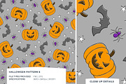 Halloween Seamless Pattern Set of 6, a Pattern Graphic by Fern & Quill (Thumbnail 9 of 10)