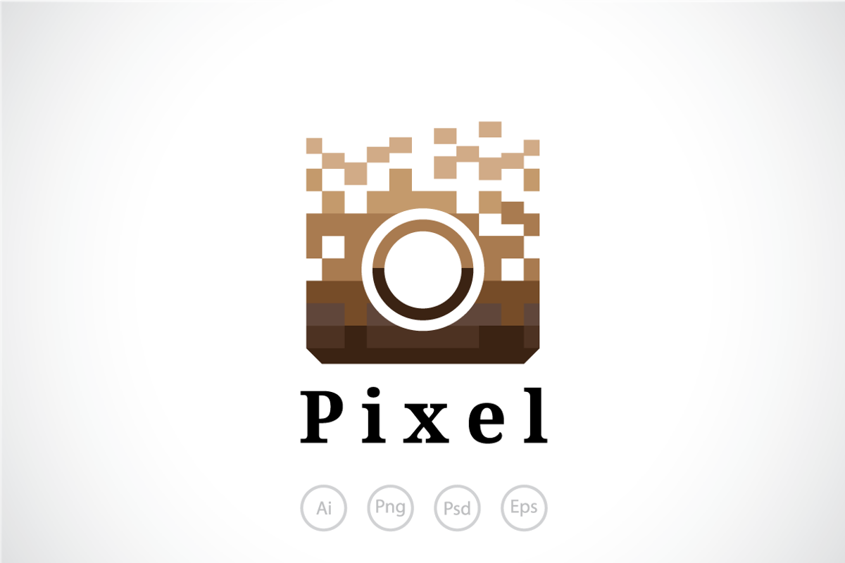 Pixel Camera Logo Template, a Branding & Logo Template by Heavtryq ...