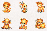 Watercolor Baby Animals bundle, a Seasonal Illustration by CreationArt (Thumbnail 5 of 5)