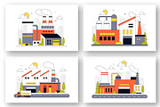 10 Factory Vector Illustration, an Object Illustration by denayunebgt (Thumbnail 2 of 4)