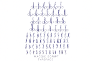 Maggie Monogram Desktop & Web Font, a Font by HERRINGTON DESIGN (Thumbnail 2 of 2)