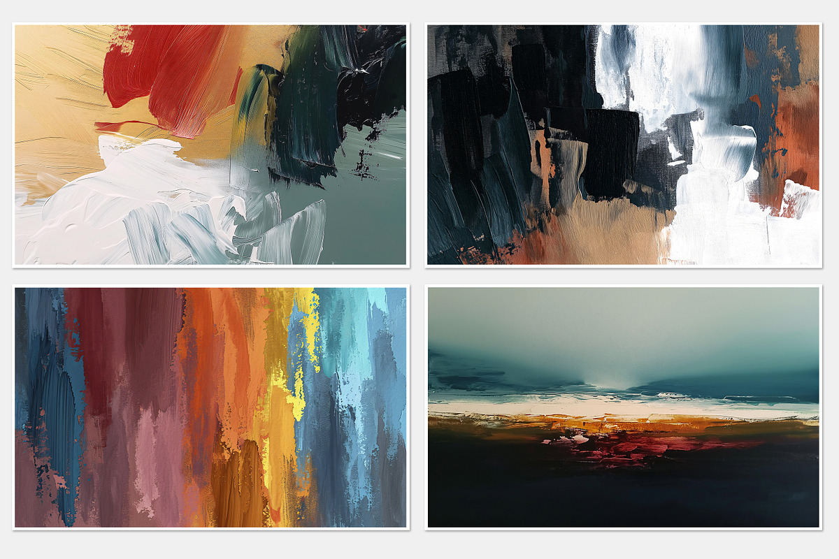 Abstract oil painting background, a Wallpaper Graphic by DamonYang's shop (Photo 6 of 7)