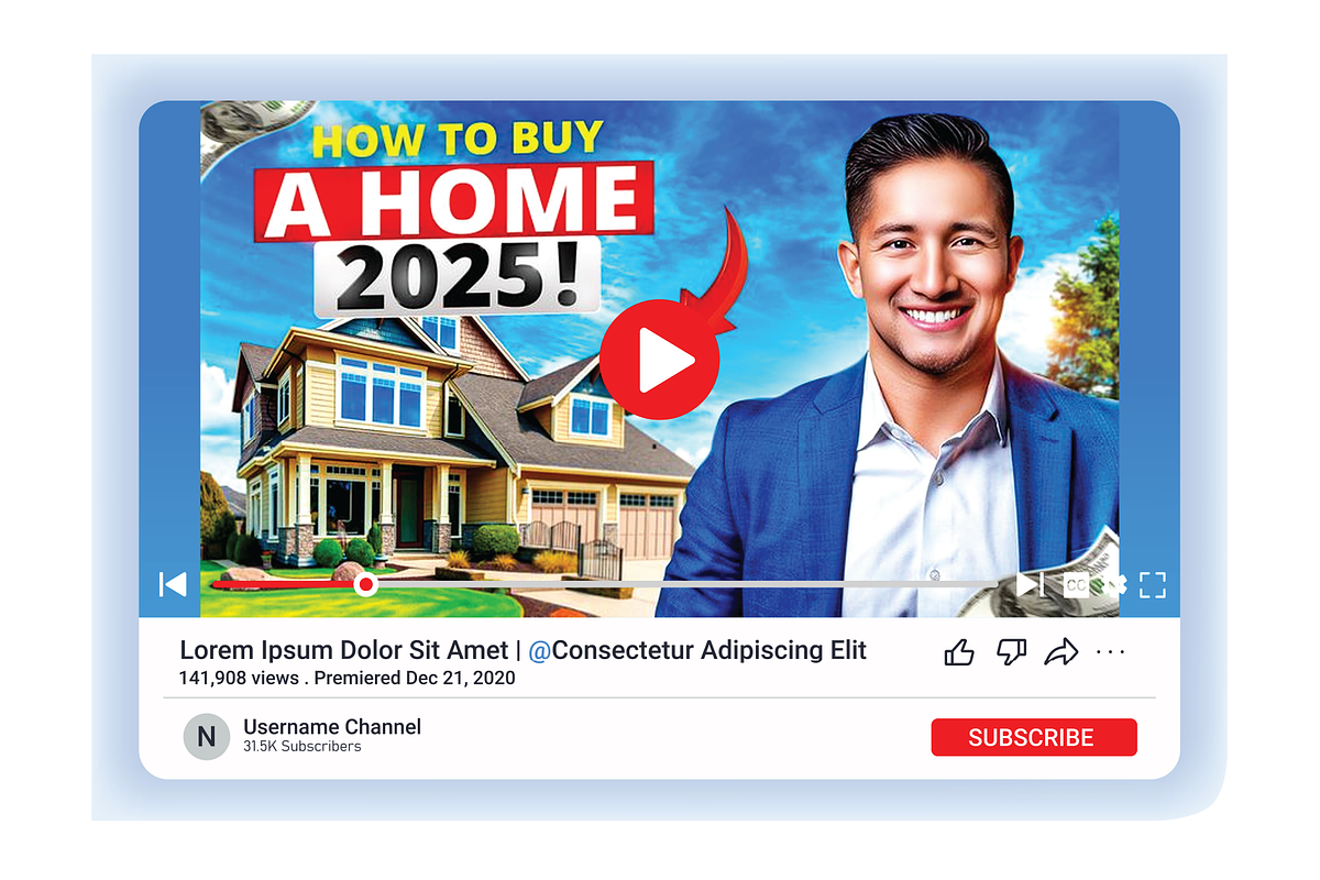 Sale real estate youtube thumbnail, a Social Media Template by Workhu (Photo 1 of 2)