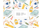 Kids craft hobby pattern DIY teacher, a Pattern Graphic by Milatoo (Thumbnail 2 of 3)
