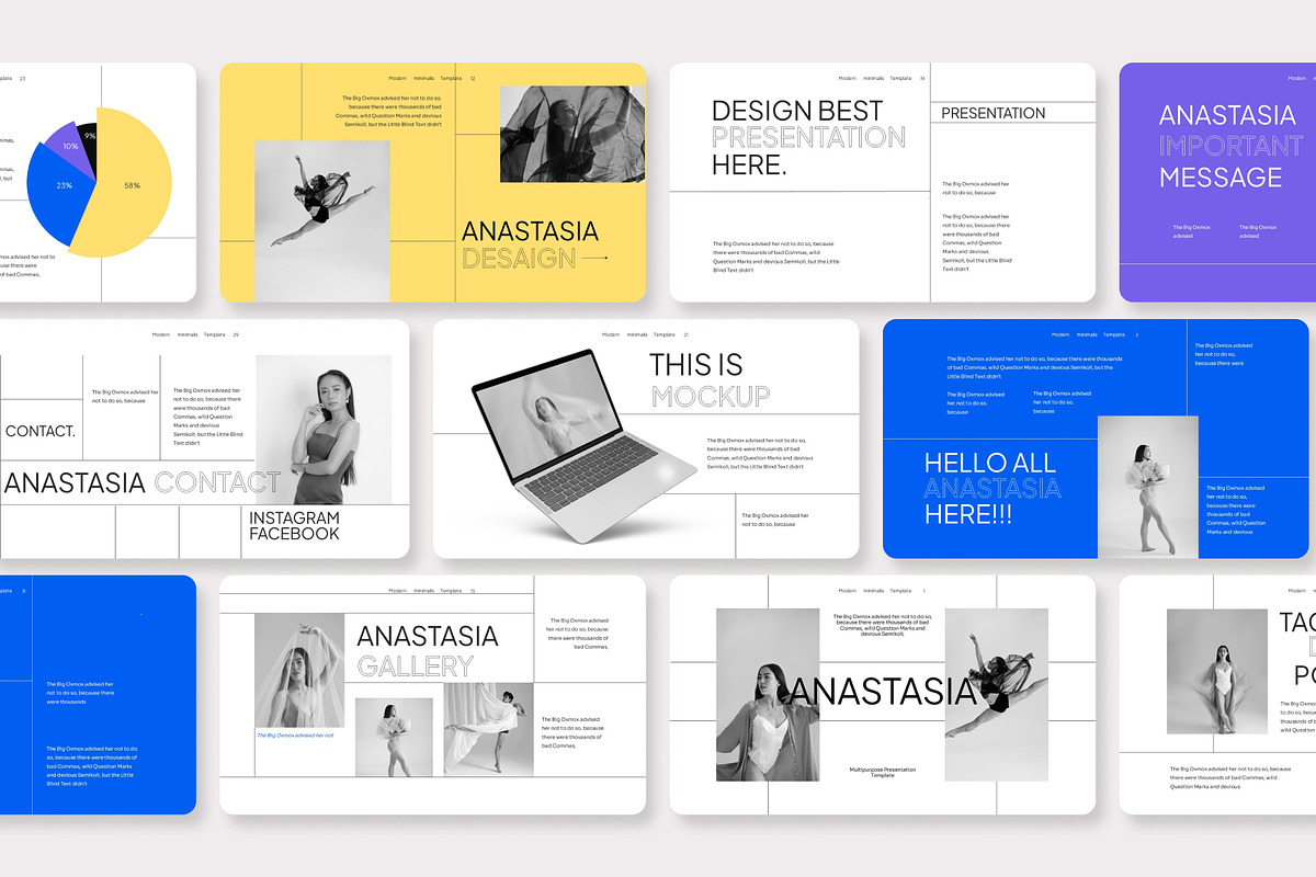 Anastasia- Multipurpose PowerPoint, a Presentation Template by Premast (Photo 4 of 4)