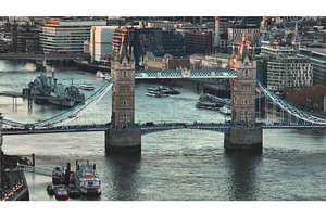 Tower Bridge connecting London at, an Architecture Photo by Goinyk