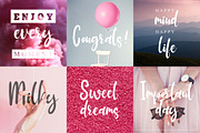 Hamster font, a Script Font by Creamy Script (Thumbnail 4 of 4)