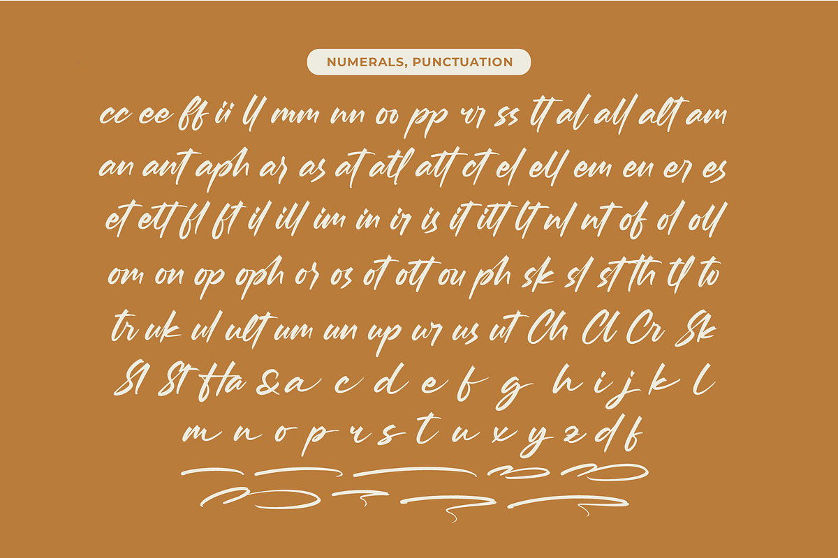 Ratlesa Skottalle Bold Handwritten, a Script Font by Letterena Studios Script (Photo 18 of 20)